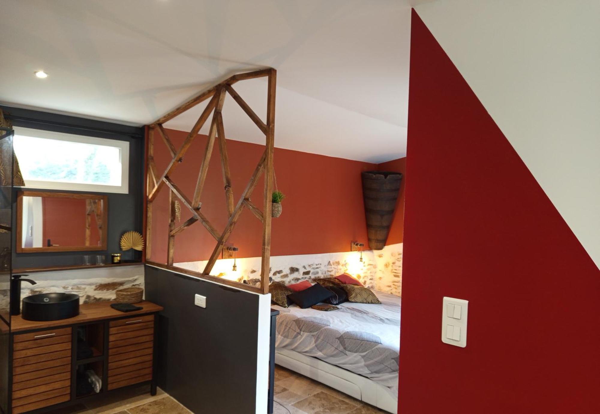 Bed and Breakfast Mas Des Vignes Piscine Chauffee Le Champ-Saint-Pere Екстер'єр фото
